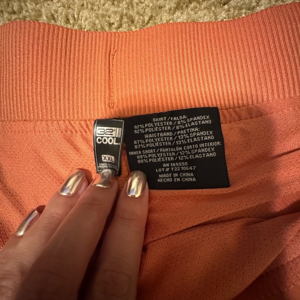 32 Degrees Vibrant Orange Skirt - Picture 4 of 4